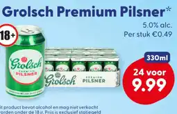 Die Grenze Grolsch Premium Pilsner aanbieding