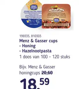 Van Hoeckel Menz & Gasser cups aanbieding