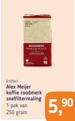 Van Hoeckel Alex Meijer koffie roodmerk snelfiltermaling aanbieding