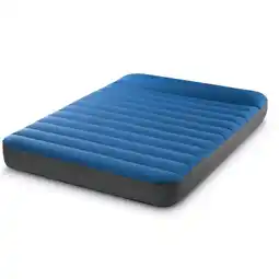 ANWB Intex Luchtbed 2P 137x191 cm + Pomp Blauw aanbieding