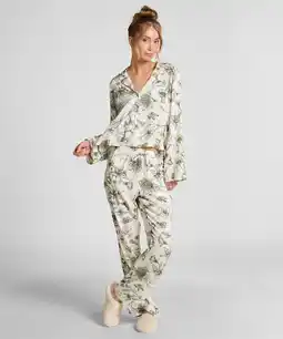 Hunkemoller Hunkemöller Petite Pyjamabroek Storylover Wit aanbieding