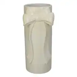 Trendhopper Vaas Strik Wit 25 cm hoog aanbieding