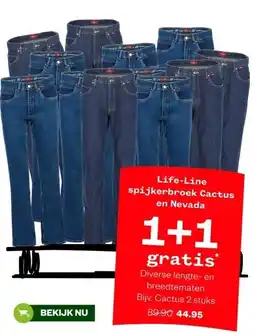 Welkoop Life-Line spijkerbroek Cactus en Nevada aanbieding