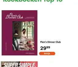 The Read Shop Pien's Dinner Club aanbieding