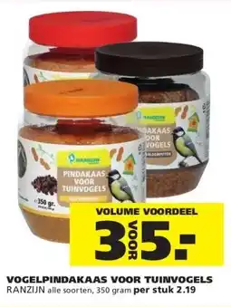 Ranzijn VOGELPINDAKAAS VOOR TUINVOGELS RANZIJN aanbieding