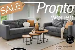 Pronto wonen 3-Zitsbank Arpeggio aanbieding