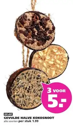 Ranzijn GEVULDE HALVE KOKOSNOOT aanbieding