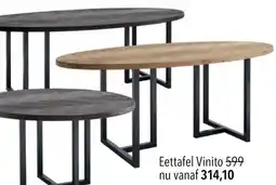 Pronto wonen Eettafel Vinito aanbieding