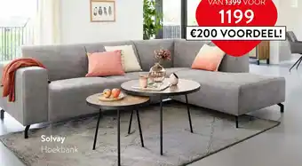 Profijt Meubel Solvay Hoekbank aanbieding
