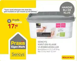 Praxis Sencys Vliesbehanglijm Kant-En-Klaar aanbieding