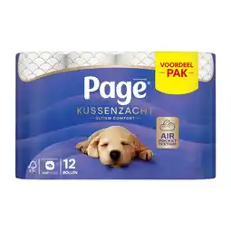 Plein.nl 2e halve prijs: Page Toiletpapier Kussenzacht aanbieding