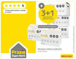 Praxis op Praxis verhuisdozen aanbieding