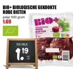 MCD Supermarkt BIO+BIOLOGISCHE GEKOOKTE RODE BIETEN aanbieding