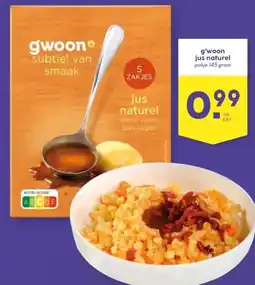 MCD Supermarkt g'woon jus naturel pakje aanbieding