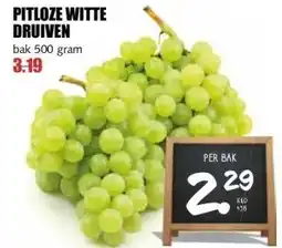 MCD Supermarkt PITLOZE WITTE DRUIVEN aanbieding