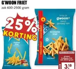 MCD Supermarkt G'WOON FRIET aanbieding