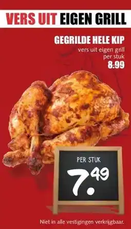 MCD Supermarkt GEGRILDE HELE KIP aanbieding