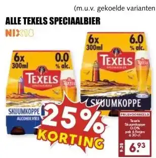 MCD Supermarkt ALLE TEXELS SPECIAALBIER aanbieding