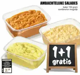 MCD Supermarkt AMBACHTELIJKE SALADES aanbieding