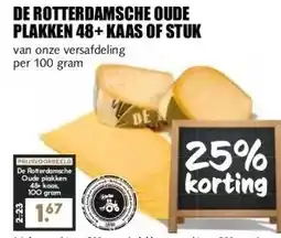 MCD Supermarkt DE ROTTERDAMSCHE OUDE PLAKKEN 48+ KAAS OF STUK aanbieding