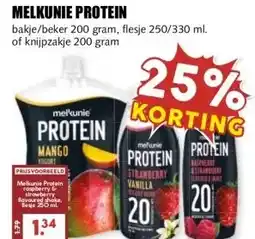 MCD Supermarkt MELKUNIE PROTEIN aanbieding