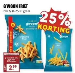 MCD Supermarkt G'WOON FRIET aanbieding