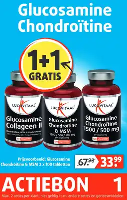 Lucovitaal Glucosamine Chondroitine aanbieding