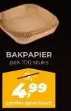 MCD Supermarkt BAKPAPIER aanbieding