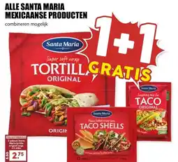 MCD Supermarkt ALLE SANTA MARIA MEXICAANSE PRODUCTEN aanbieding