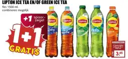 MCD Supermarkt LIPTON ICE TEA EN/OF GREEN ICE TEA aanbieding