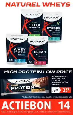 Lucovitaal NATUREL WHEYS aanbieding