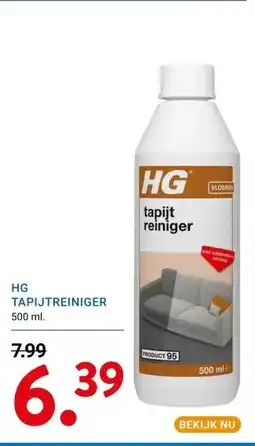 Kluswijs HG TAPIJTREINIGER aanbieding
