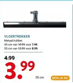 Kluswijs VLOERTREKKER aanbieding