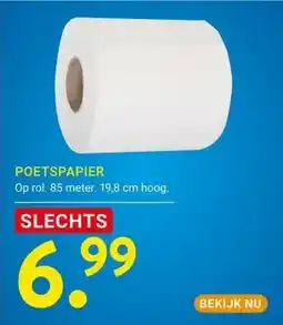 Kluswijs POETSPAPIER aanbieding
