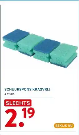 Kluswijs SCHUURSPONS KRASVRIJ aanbieding