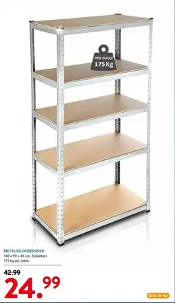 Kluswijs METALEN OPBERGREK aanbieding