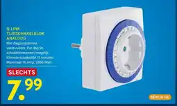 Kluswijs Q-LINK TIJDSCHAKELKLOK ANALOOG aanbieding