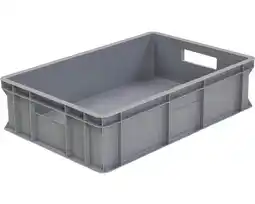 Hornbach WIBO Opbergbox 60x20x40 cm grijs 40 liter aanbieding