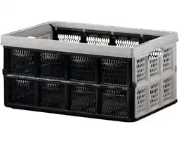 Hornbach Vouwkrat grijs/zwart 32 liter aanbieding