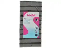 Hornbach SORBO Schuursponsen met schuurvlies zwart/ grijs aanbieding