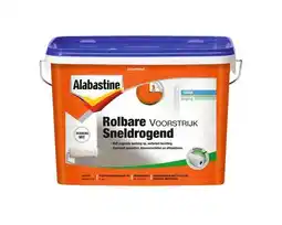 Hornbach ALABASTINE Rolbare voorstrijk dekkend wit 5 l aanbieding