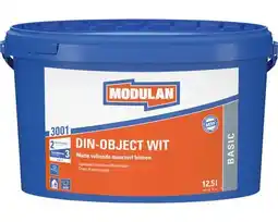 Hornbach MODULAN 3001 Object wit muurverf 12,5 l aanbieding