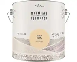 Hornbach NATURAL ELEMENTS Leemverf Moed zandbruin 2,5 l aanbieding