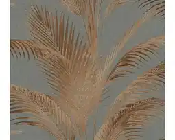 Hornbach A.S. CRÉATION Vliesbehang 39980-3 Michalsky 6 jungle bladeren grijs koper aanbieding