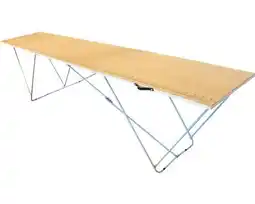 Hornbach Behangtafel hoogte-verstelbaar 3-delig 298x60x75 cm aanbieding