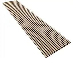 Hornbach 3D Akoestisch paneel natural oak 2600x560x18 mm aanbieding