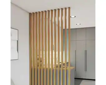 Roomdivider Saragossa eiken 22x88x2800 mm