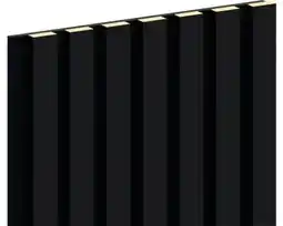 Hornbach Akoestisch paneel Saragossa zwart 2800x300x21 mm aanbieding