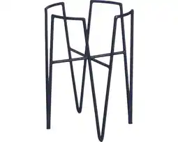 Hornbach LAFIORA Plantenstandaard zwart 17,5x17,5x25 cm aanbieding