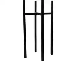 Hornbach LAFIORA Plantenstandaard metaal zwart Ø 26,5 cm H 45 cm aanbieding
